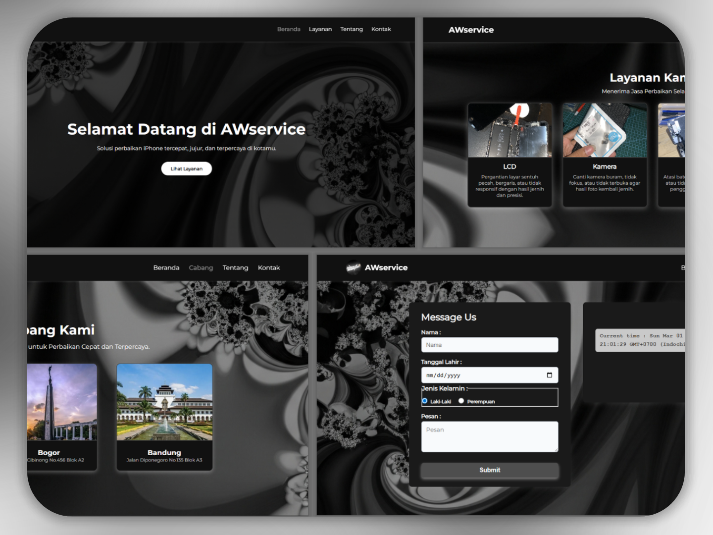 AWService Web Portal