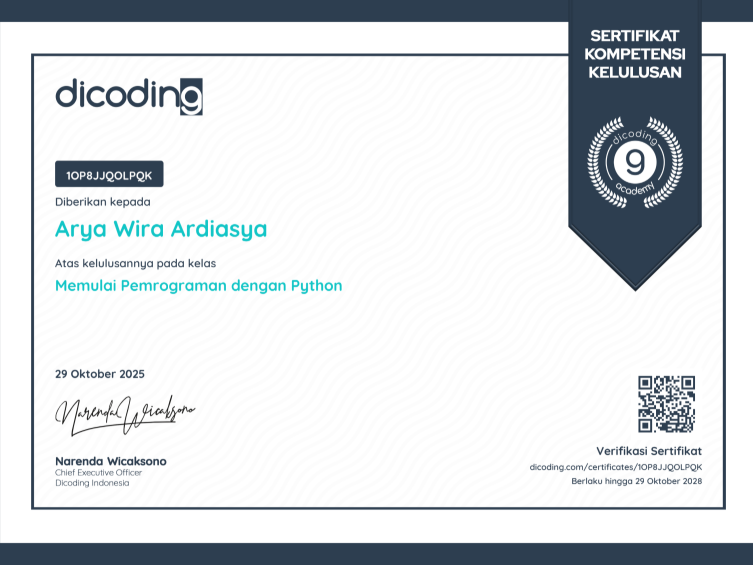 Python Dicoding